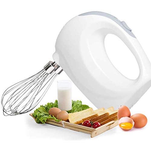 5 velocidad del mezclador eléctrico de la mano la torta de huevo baten Alimentos Batidor de energía 100W Incluye batidores y ganchos for masa,for cocina hornear el pastel de crema Mini huevo,rosa gris