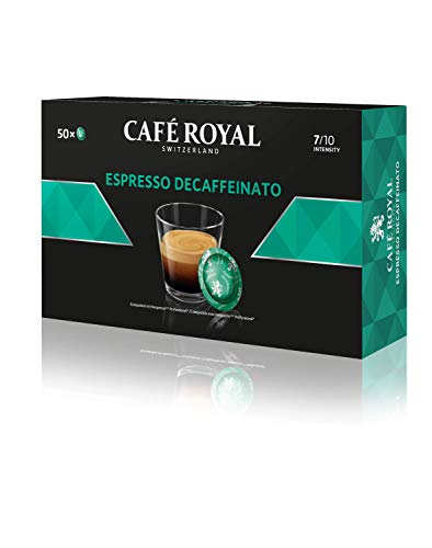 50 Cápsulas de Café compatibles Nespresso Professional sabor Café Dek, 50 Cápsulas compatible con maquinas Nespresso Professional, 50 cápsulas café molido,Il Caffè italiano