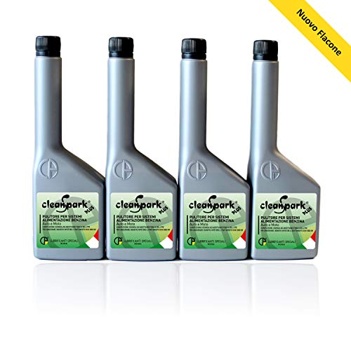 500 ML (4 botellas de 125 ml) CLEANSPARK PLUS aditivo limpiador de inyectores para motores de gasolina (vehículos y motocicletas)