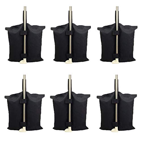 6 pcs pesos bolsa para Pop Up carpa peso bolsas de arena bolsa de pies con