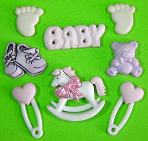 7 en 1 cuarto de niños del bautizo del bebé Molde de silicona para la torta de Decoración Pastel de Cupcake Toppers Glaseado Sugarcraft Tool por Fairie Blessings