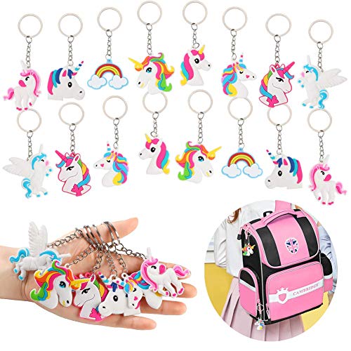 74 Piezas Artículos de Fiesta Unicornio Cumpleaños Niños, Llavero Unicornio, Pulseras Bofetada, Pulsera Unicornio, Tatuajes Temporales, Máscara Papel, Anillo Unicornio, Piñata Unicornio Regalo Niña