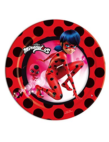 8 Platos 18 cm Ladybug