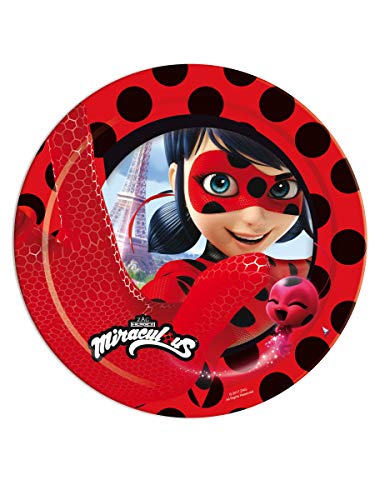 8 Platos 23 cm Ladybug