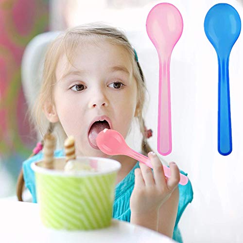 80 cucharas cambiadoras de helado multicolor para suministros de fiesta