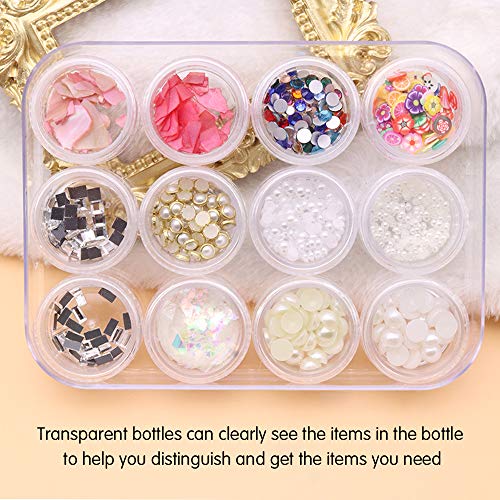 80pcs Botes Pequeños de Plastico Tarros de Plástico, 5ml Envase Cosmético Tarro Vacío,Contenedores Cosmético de Viaje con Tapa para Bálsamo Labial Crema Polvos Sombras de Ojos (5g/5ml,Transparente)