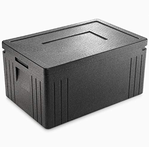 8300016708 EPP Termobox GN 1/1 Eco Line, Negro con tapa, 45 l