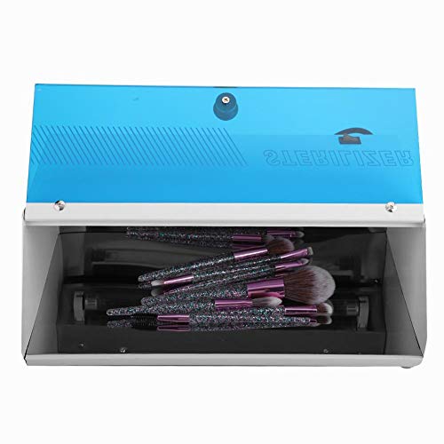 8W UV Esterilizador de Ozono Calentador Caliente Desinfección Cabinet para Manicura Peluquería Herramienta para Nail Art Clipper Pinza Scissor Maquillaje Cepillo Desinfección Unione Europea