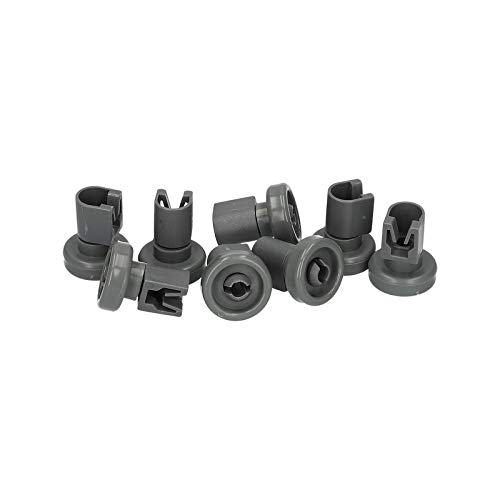 8x Rodillos de jaula rodillos cesto superior para lavavajillas AEG Electrolux 5028696700 502869670/0