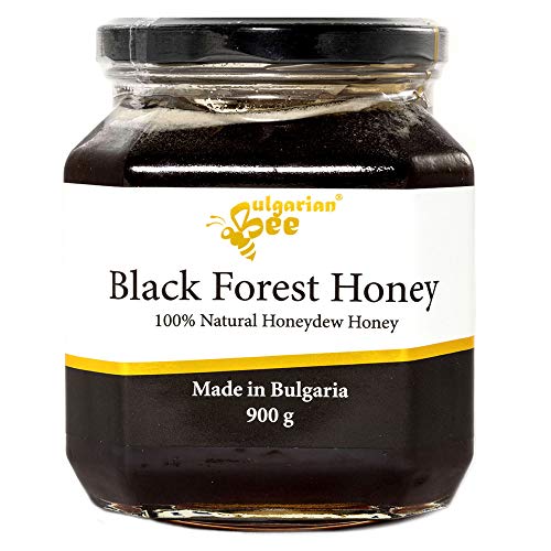 900 g Gotas de Miel, Miellada Negro Miel, Naturaleza de Montaña Virgen bosque, Certificado sin antibióticos, sin azúcar, sin calentar, sin pasteurizar, crudo, miel real BulgarianBee®