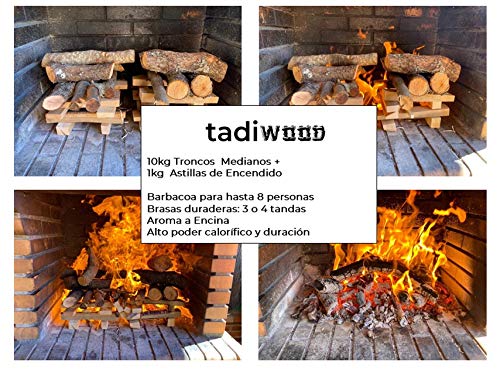 9kg Astillas de Encendido. Ideal para encender fuegos de todo tipo. Barbacoas de leña, de carbón, chimeneas, estufas, calderas, etc. 100% natural y ecológico. Hecho en España.