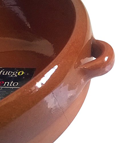 A Fuego Lento Cazuela Sopa Tapeo Abombada Horno, Barro, Miel, 13 cm