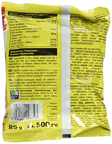 A-ONE Fideos Instantáneos, Sabor Judías de Soja 85 g (5858)