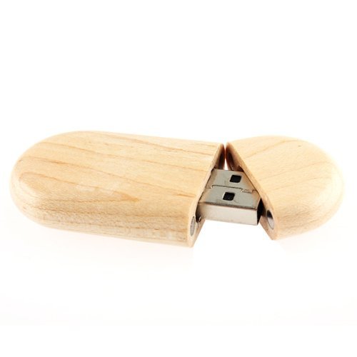 A Plus+ 10 Piezas Madera 8GB Memoria USB Flash Drive con Cajas de Madera