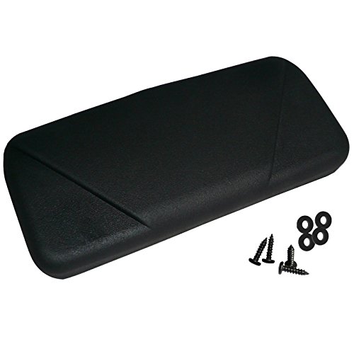 A-Pro Respaldo para Top Case de motocicleta y scooter, color Negro