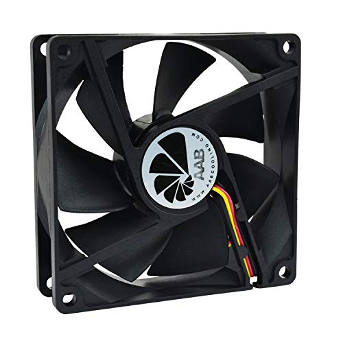 AABCOOLING Fan 9 - Un Silencioso Ventilador PC de la Serie Económica, Fan PC, Ventilador Laptop, Cooler 9cm, 92mm Ventilador 12V, 68 m3/h, 2200 RPM 25 dB (A)