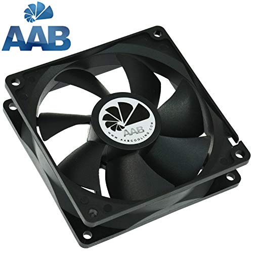 AABCOOLING Fan 9 - Un Silencioso Ventilador PC de la Serie Económica, Fan PC, Ventilador Laptop, Cooler 9cm, 92mm Ventilador 12V, 68 m3/h, 2200 RPM 25 dB (A)