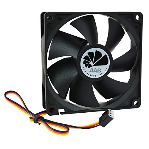 AABCOOLING Fan 9 - Un Silencioso Ventilador PC de la Serie Económica, Fan PC, Ventilador Laptop, Cooler 9cm, 92mm Ventilador 12V, 68 m3/h, 2200 RPM 25 dB (A)