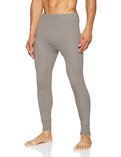 ABANDERADO Termal Fibra Invierno Calzón Largo Pantalones térmicos, Gris, L para Hombre