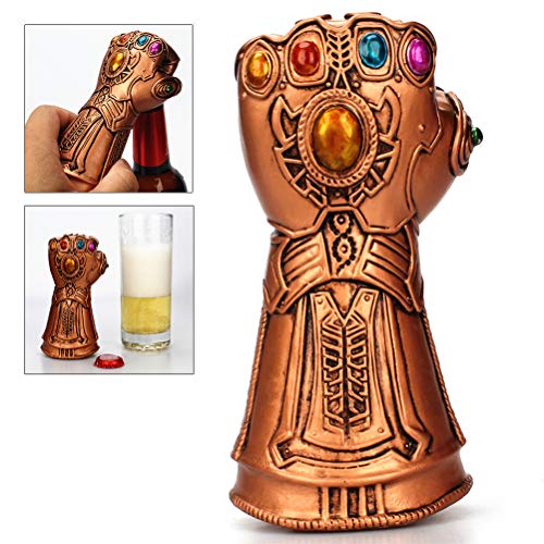 Abridor de Botellas de Cerveza Thanos Gauntlet Glove Multiusos Herramienta de removedor de Tapa de Vidrio de Soda/Cerveza de Vino Abrelatas de Botella Glove Beer