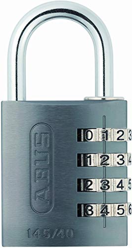 Abus 145/40_TITANIO Candado, gris