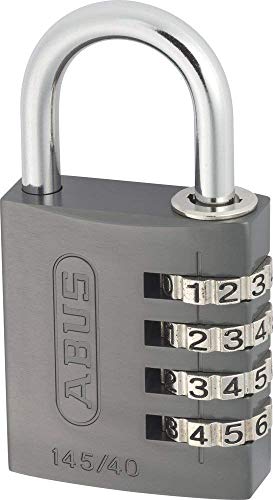 Abus 145/40_TITANIO Candado, gris