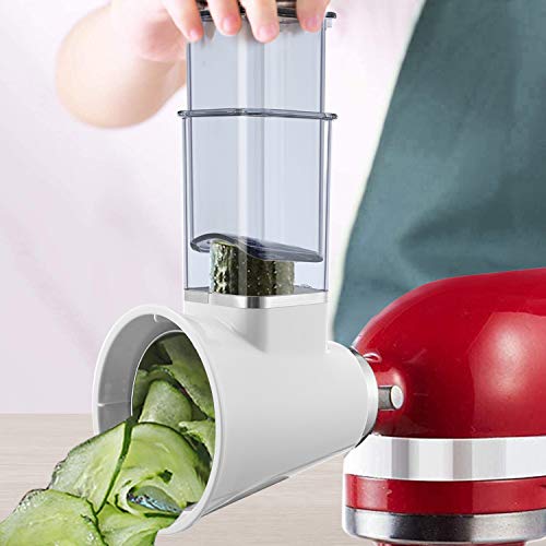 Accesorio de trituradora para batidoras KitchenAid, cortador de queso, rallador de verduras, apto para lavavajillas