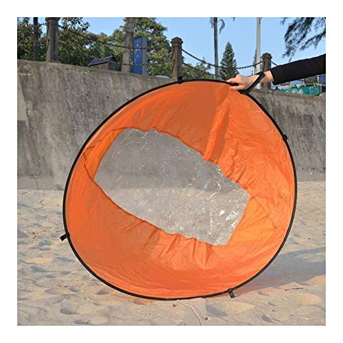 Accesorios kayak 42" / 108cm Kayak Barco de remos ligero plegable del viento Vela Canoa Sup Paddle Board con la ventana clara deriva Navegación accesorios Accesorios kayak ( Color : Orange )