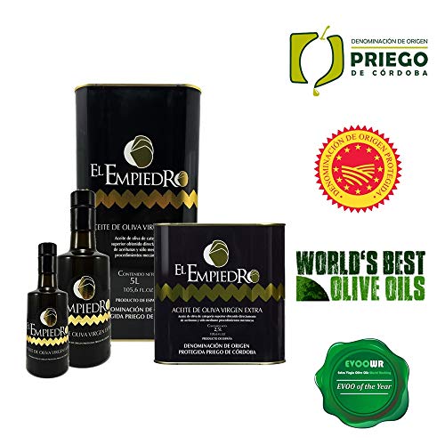 Aceite De Oliva Virgen Extra El Empiedro 0.5 Litros Denominación Origen Priego De Córdoba Envase Cristal