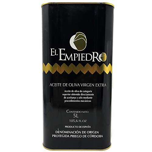 Aceite De Oliva Virgen Extra El Empiedro 5 Litros Muy Alta Calidad Denominación Origen Priego De Córdoba Premiado Entre Los Mejores Aceites Del Mundo Según Ránking The Worlds Best Olive Oils 2018-2019