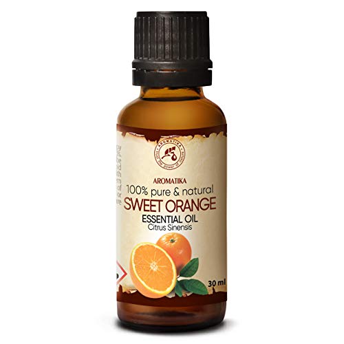 Aceite Esencial Naranja 30ml - 100% Puro y Natural - Efecto Contra la Celulitis - Fragancias para el Hogar - Mejor para la Belleza - Aromaterapia - Baño - Difusor - Lámparas de Aroma