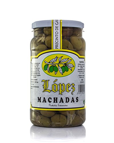 Aceitunas Machadas Extremeñas | Envío Gratis (Pack 6 Tarros 1.200g Peso Neto)