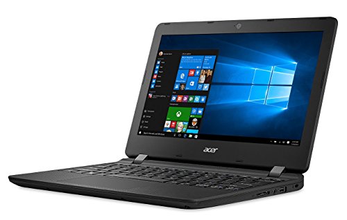 Acer Aspire ES1-132-C1NP - Ordenador portátil de 11.6" HD (Intel Celeron N3350, 4 GB RAM, 64 GB eMMc, Intel HD 500, Windows 10 S) Negro - Teclado QWERTY Español