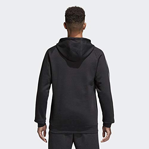 adidas CORE18 Hoody Sudadera con Capucha, Hombre, Negro (Negro/Blanco), M