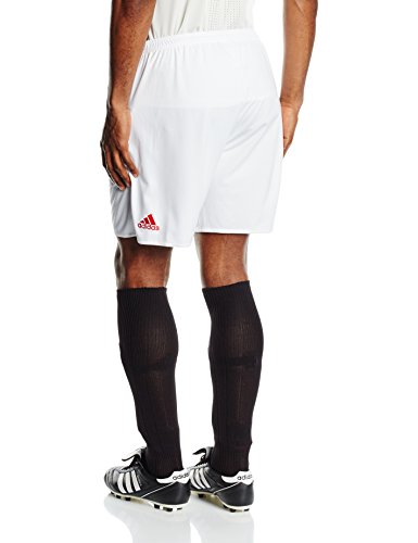 adidas FEF A SHO Pantalón Corto Selección Española de Futbol 2ª Equipación 2016/2017, Hombre, Blanco/Rojo/Amarillo, L