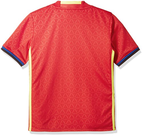 adidas FEF H JSY Y Camiseta Selección Española de Futbol 1ª Equipación 2016/2017, Niños, Rojo/Amarillo/Azul, 140