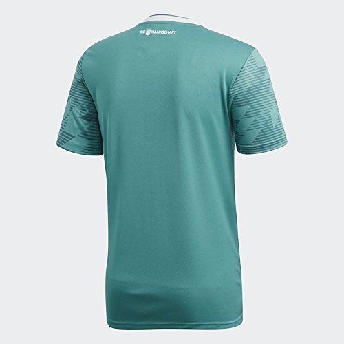 adidas Germany Away Replica Jersey Camiseta S Manga Corta Cuello de Pico Poliéster Verde, Blanco - Camisas y Camisetas (Camiseta, Adulto, Masculino, S, Manga Corta, Cuello de Pico)