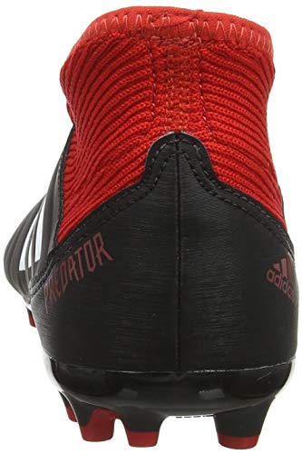 Adidas Predator 18.3 AG J, Botas de fútbol Unisex niño, Negro (Negbás/Ftwbla/Rojo 001), 38 EU