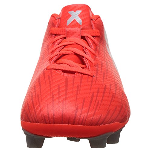 adidas X 16.4 FxG, Botas de fútbol para Hombre, (Solar Red/Silver Metallic/Hi-Res Red), 42 2/3 EU