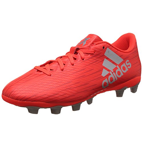 adidas X 16.4 FxG, Botas de fútbol para Hombre, (Solar Red/Silver Metallic/Hi-Res Red), 42 2/3 EU