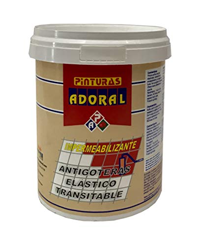 Adoral - Pintura Tela Asfáltica Transitable Terrazas y Fachadas ROJO 750 ml