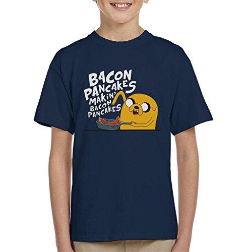 Adventure Time Jake The Dog Bacon Pancakes Kid's T-Shirt