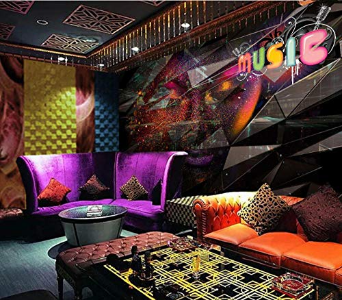 Afashiony Papel Tapiz 3D Negro Sexy Belleza 3D Bar Ktv Pole Dance Discoteca Sofá Herramientas Fondo Pared Decoración Mural, Decoración Del Hogar, Mural Desmontable