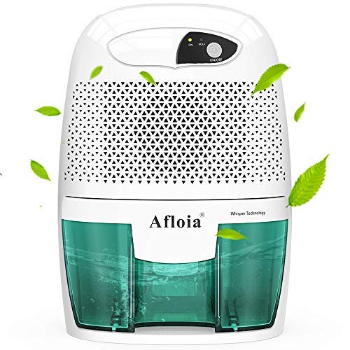 Afloia Mini Deshumidificador 500Ml Portátil Y Silencioso, Purifica Aire Y Evitar Bactéria Y Humedad,Adecuado para para Baño Sótano Casa Habitación Garage (Verde)