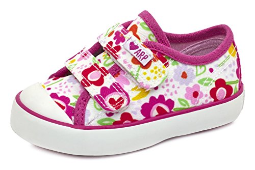 Agatha Ruiz de la Prada 172948, Zapatillas para Niñas, (Blanco/Estampado Flores/Lona), 23 EU