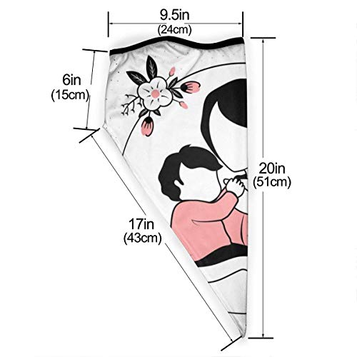 Agnes Carey Gran Madre Abrazos bebé día de la Madre Deportes a Prueba de Viento Calentador de Cuello pasamontañas Invierno multifunción