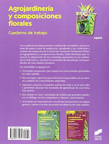 Agrojardinería y composiciones florales. Cuaderno de trabajo (Formación Profesional: Ciclos formativos)