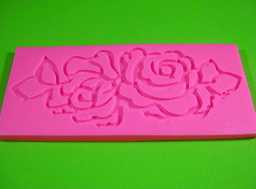 Agujeta de encaje de flores de filigrana Molde de silicona para la torta de Decoración Pastel de Cupcake Toppers Glaseado Sugarcraft Tool por Fairie Blessings