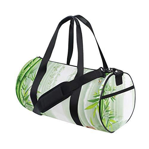 Ahomy Sports - Bolsa de Deporte con Piedras de Columna Romana en 3D, Bolsa de Viaje con Barril Grande para Hombres y Mujeres