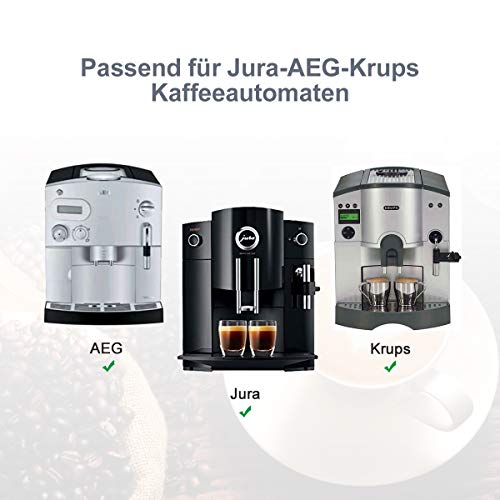 Aieve - Llave de cabeza ovalada para reparar cafeteras automáticas Jura, Krups, AEG ohne Schlüsselring